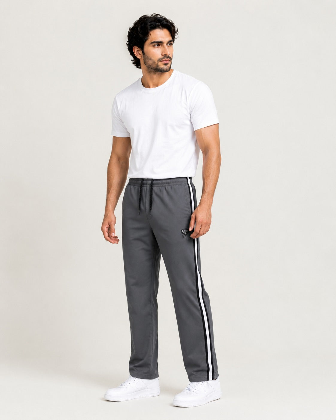 MotionEdge Side-Stripe Straight-Fit Track Pants