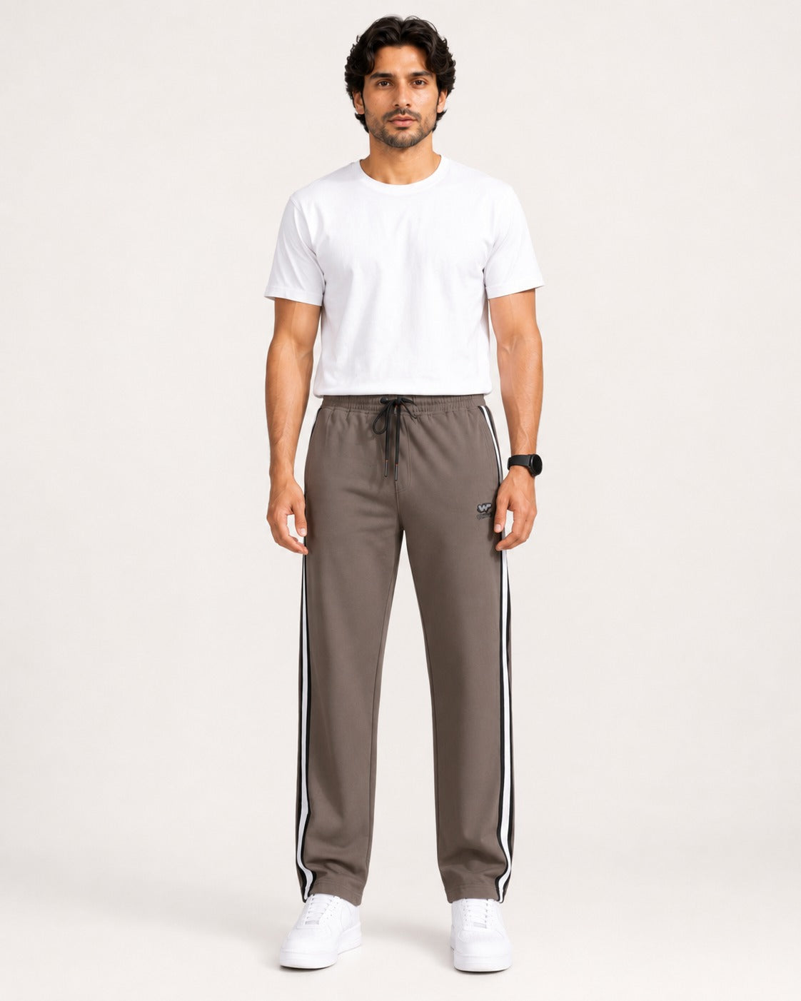 MotionEdge Side-Stripe Straight-Fit Track Pants