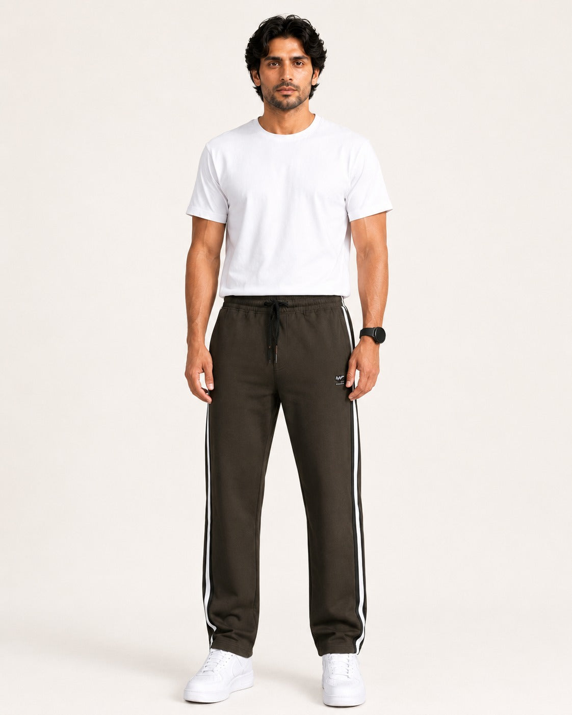 MotionEdge Side-Stripe Straight-Fit Track Pants