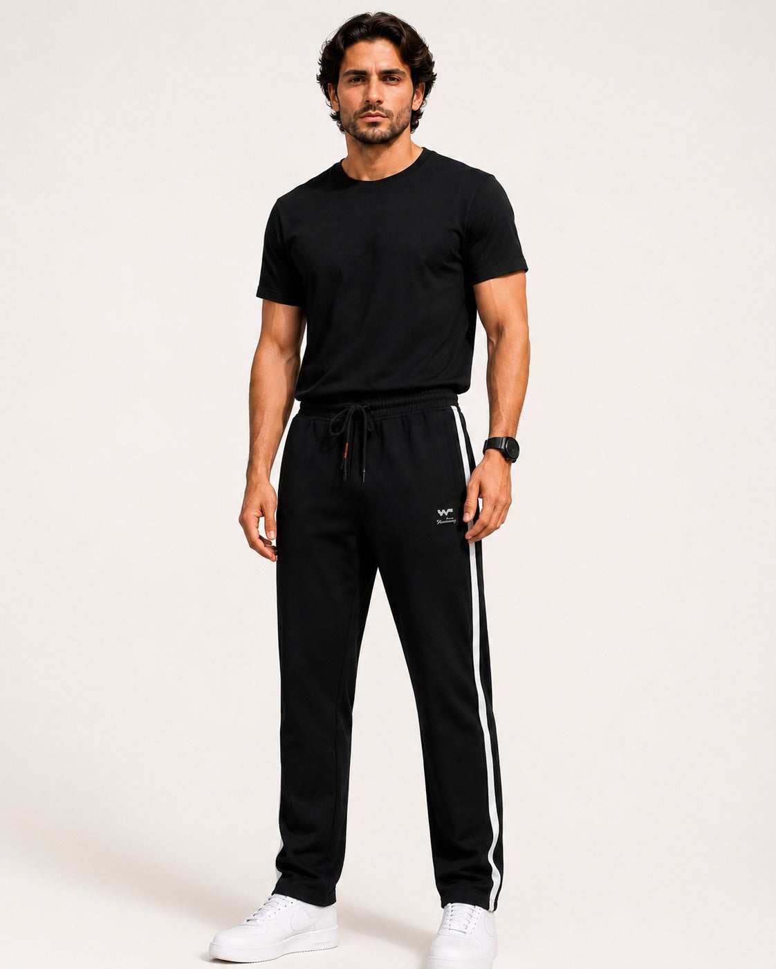 MotionEdge Side-Stripe Straight-Fit Track Pants